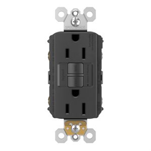 DDTF Plug, 15 amps, black finish