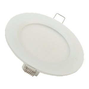 Slim Recessed LED, 4 inches, white finish, 8 watts, 3000K to 5000K