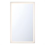 Miroir DEL 54'' x 32'', 78 watts, 3000 / 4500 / 6000K, finition aluminium