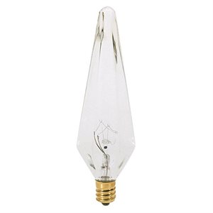 Incandescent bulb size HX10, 40 watts, E12, package of 2